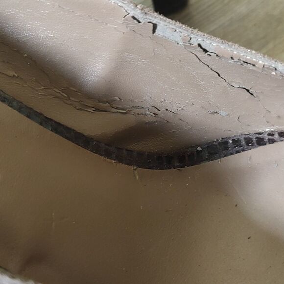 Apostrophe tan brown peep toe heels - Picture 10 of 11